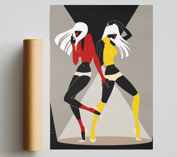 Disco Spotlight Print