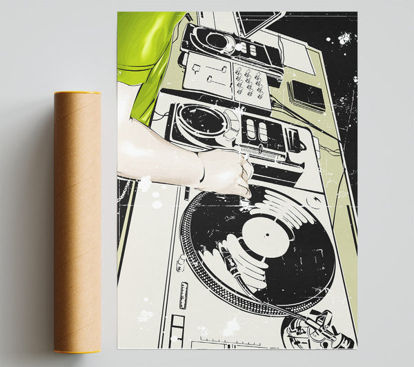 Dj Nights Giclee Print