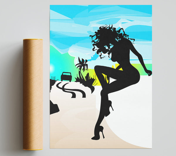 Woman Of The Night Print