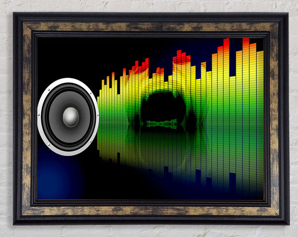Equalizer Mouth Framed Print
