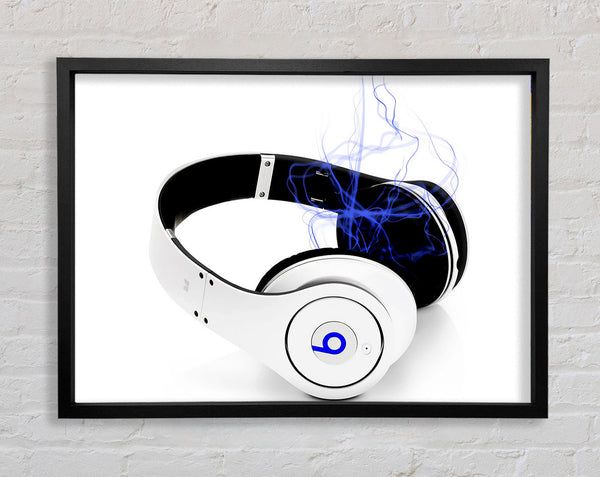 Sounds From The Headset Framed Print