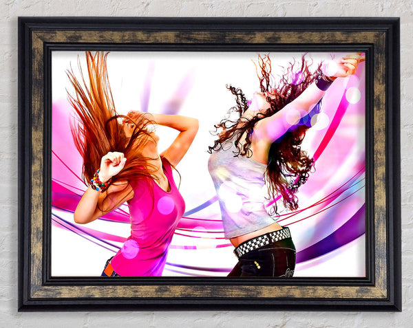 Dancing Girls Framed Print