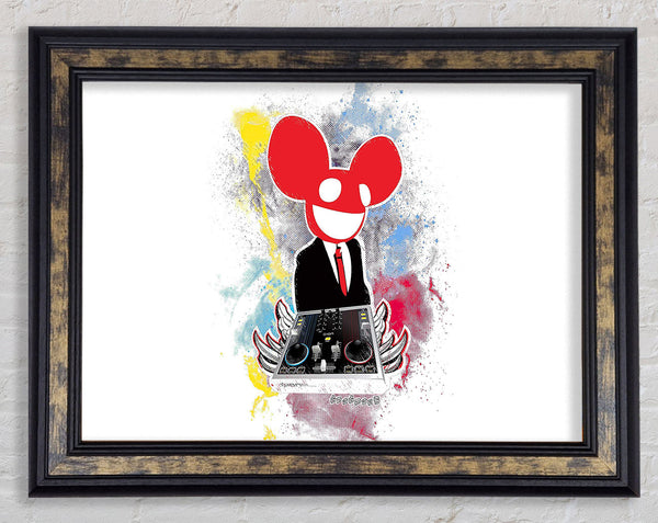 Mouse It Up Framed Print