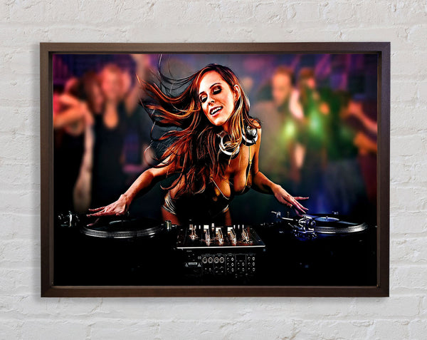 Dj Babe 2 Framed Print
