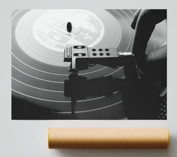 Dj Put Another Record On Poster