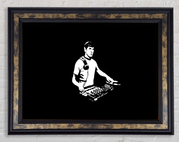 Dj Spock Framed Print