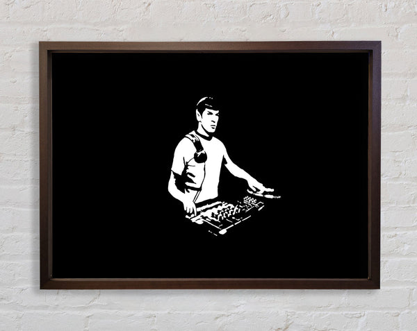 Dj Spock Framed Print