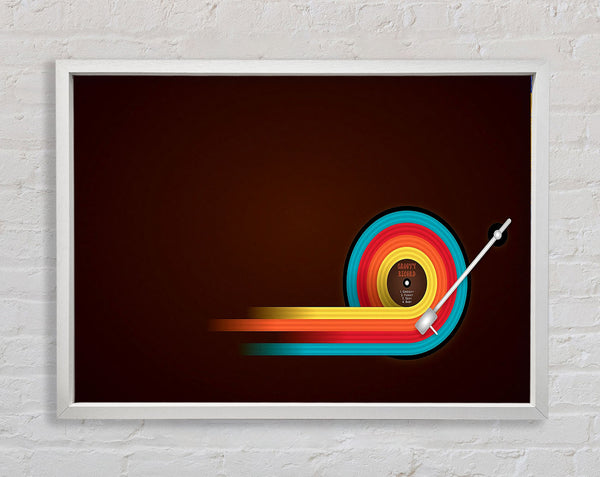 Groovy Record Framed Print