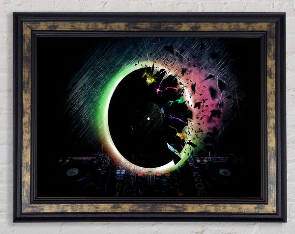 Lp Blast Framed Print