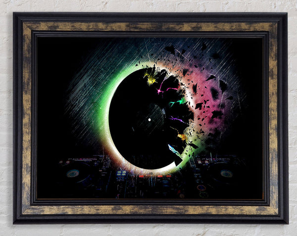 Lp Blast Framed Print