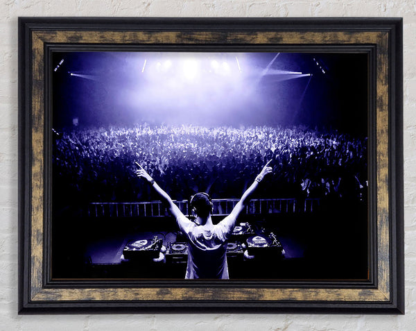 DJ Party Framed Print