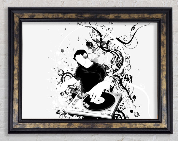 Dj Sounds Framed Print