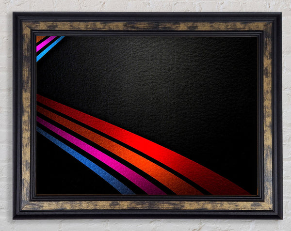 Strips Wide Framed Print