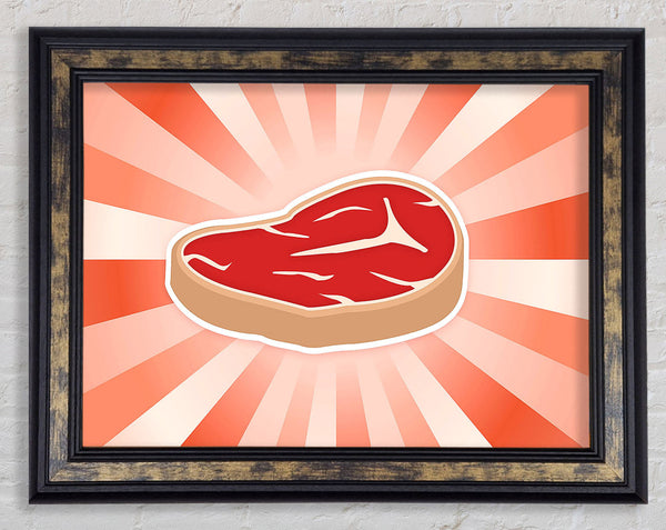Piece Of Meat Framed Print