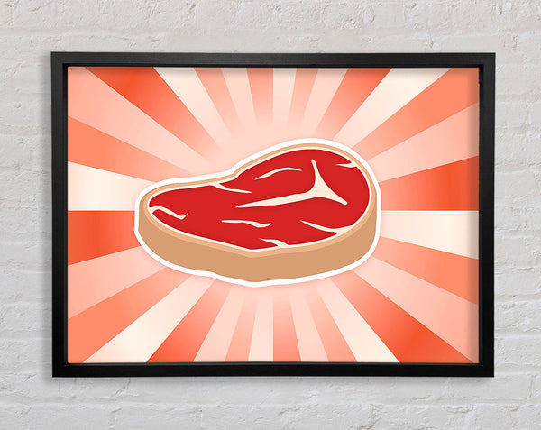 Piece Of Meat Framed Print
