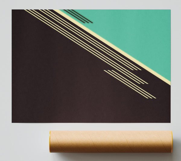 Retro Abstract Art Poster