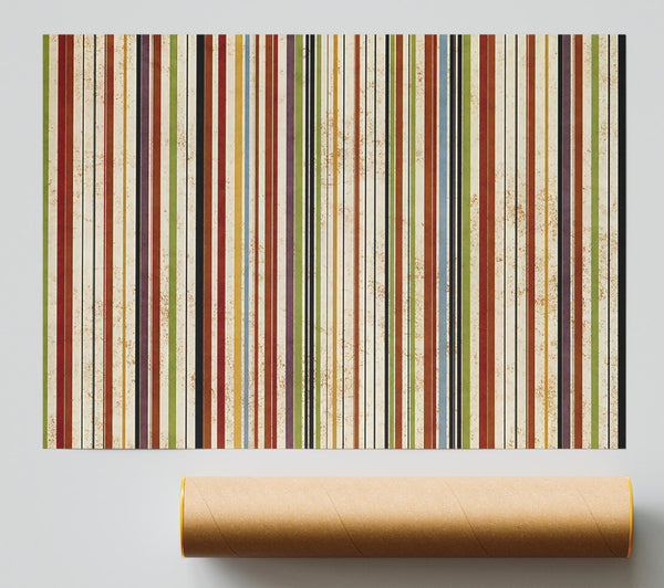 Halloween Stripes Print