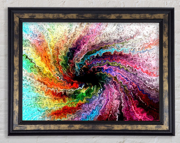 Colourful Twister Framed Print