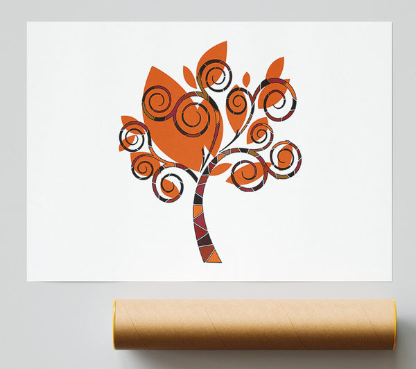 Orange Tree Poster