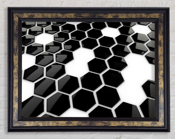 Missing Pieces Framed Print
