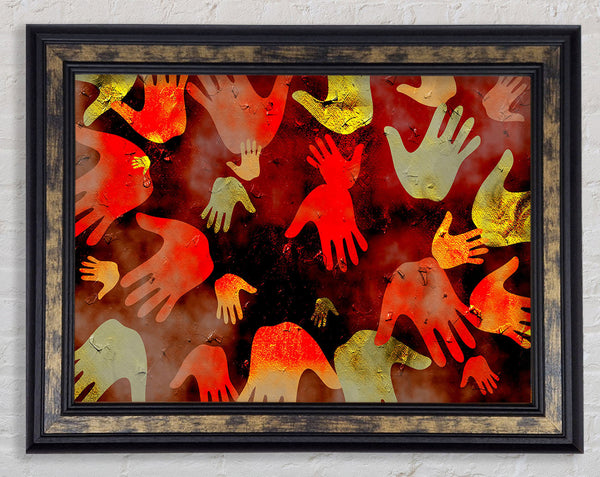 Hands Of Time Framed Print