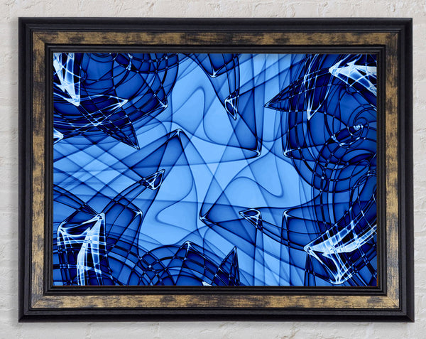 Blue Glass Framed Print