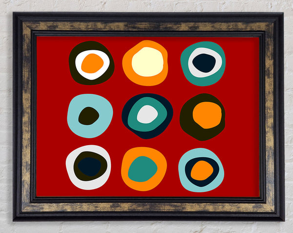 Circumference Of Colour Framed Print