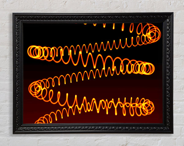 Fire Springs Framed Print