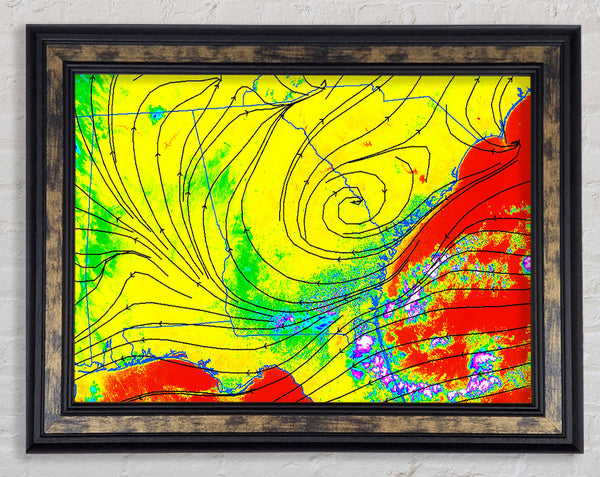 Leylines Framed Print