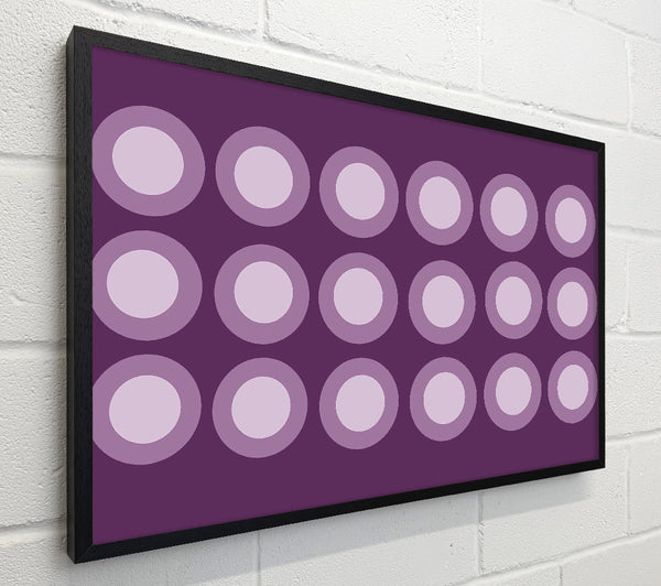 Circles Of Light Lilac On Lilac