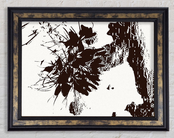 Retreat Brown Framed Print