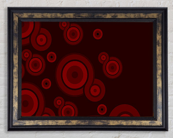 Red Fizz Framed Print