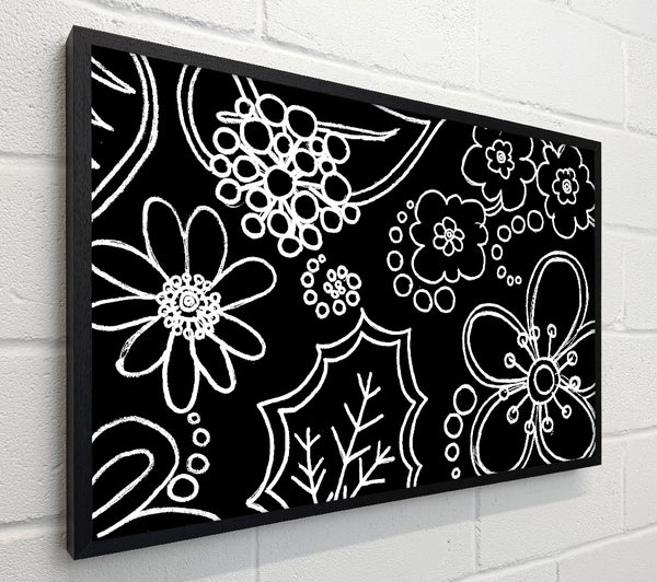 Bloom White On Black