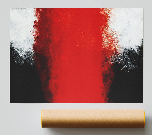 Whirlwind Red Giclee Print