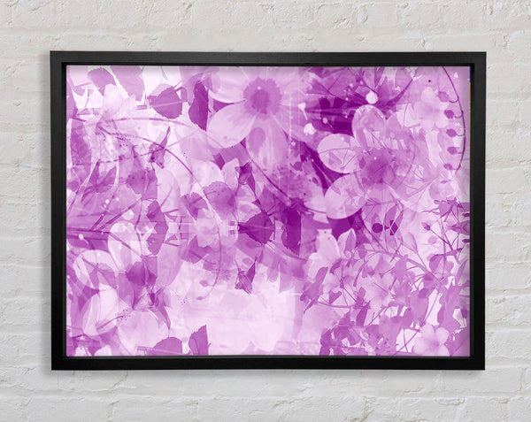 Paradise Lilac Framed Print