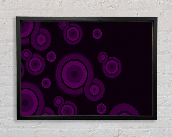Purple Fizz Framed Print