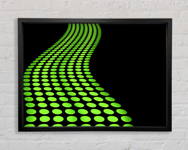 The Green Road Less Travelled Framed Print