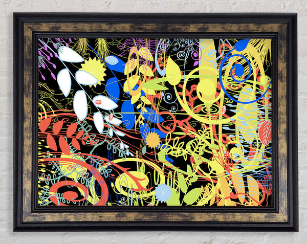 Magical Garden Framed Print