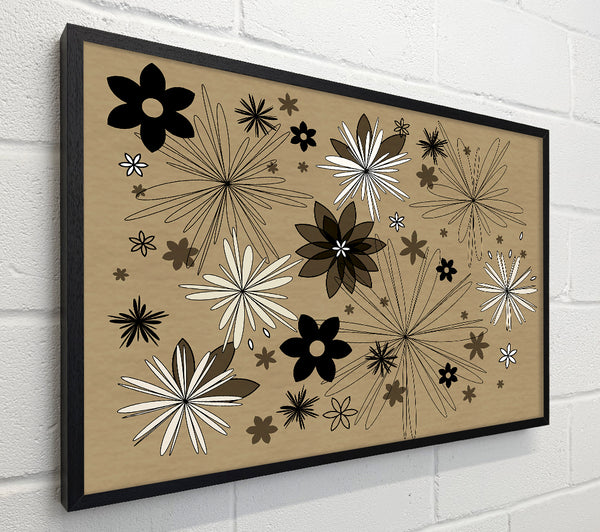 Flowers In Bloom Beige