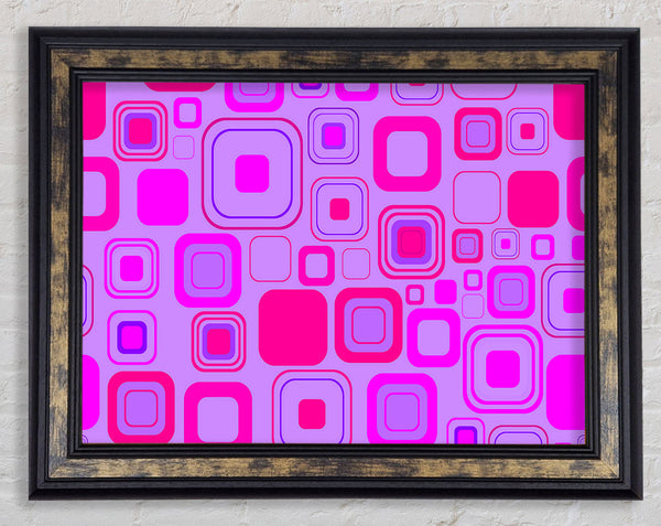 Lavender Pinks Framed Print