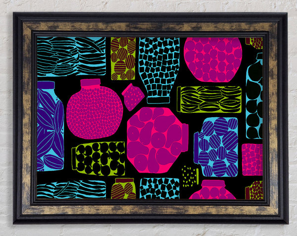 Expressionism Muliti-Coloured Framed Print