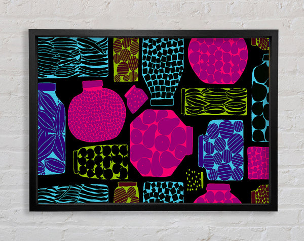 Expressionism Muliti-Coloured Framed Print