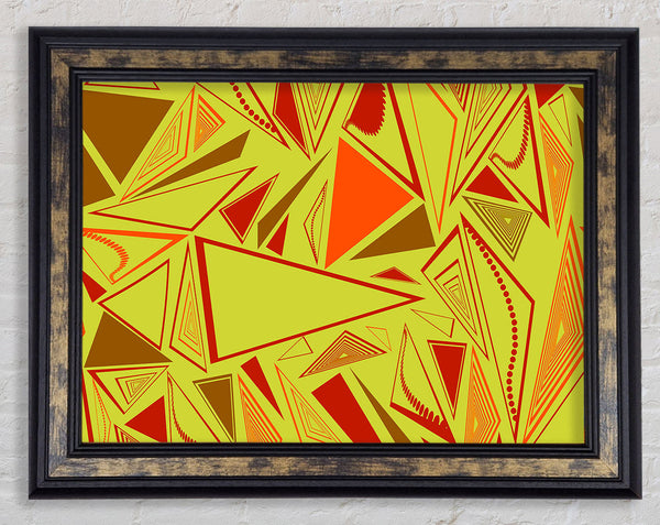 Shards Framed Print
