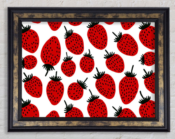 Red Raspberry Framed Print