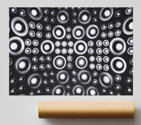 Retro Circles Print
