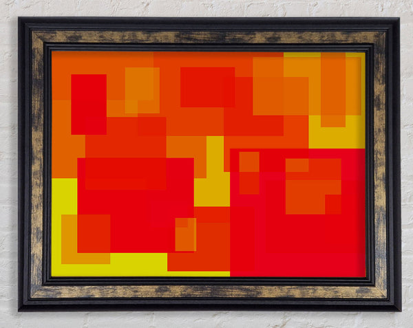 Golden Centre Framed Print
