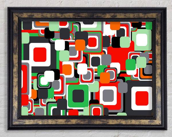 City Blocks Framed Print