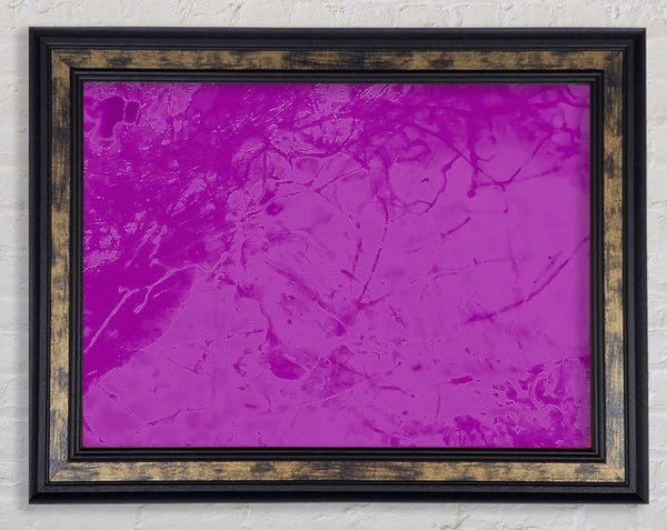 Purple On Purple Framed Print