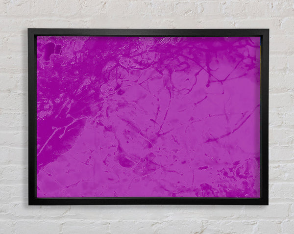 Purple On Purple Framed Print