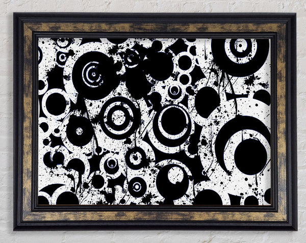 Blue Frequency Framed Print